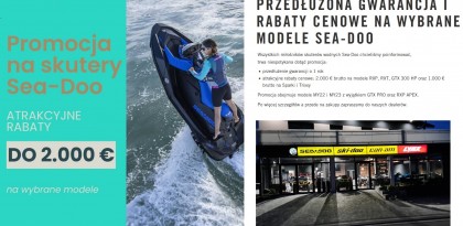 Skuter wodny BRP Sea-Doo pod Choinkę ?akcja do 31.01.2024
